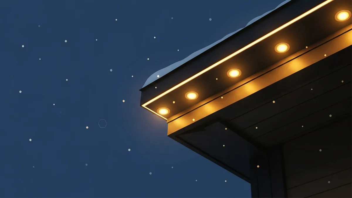 How Permanent Outdoor Lights Are Installed: Soffit Lighting Explained